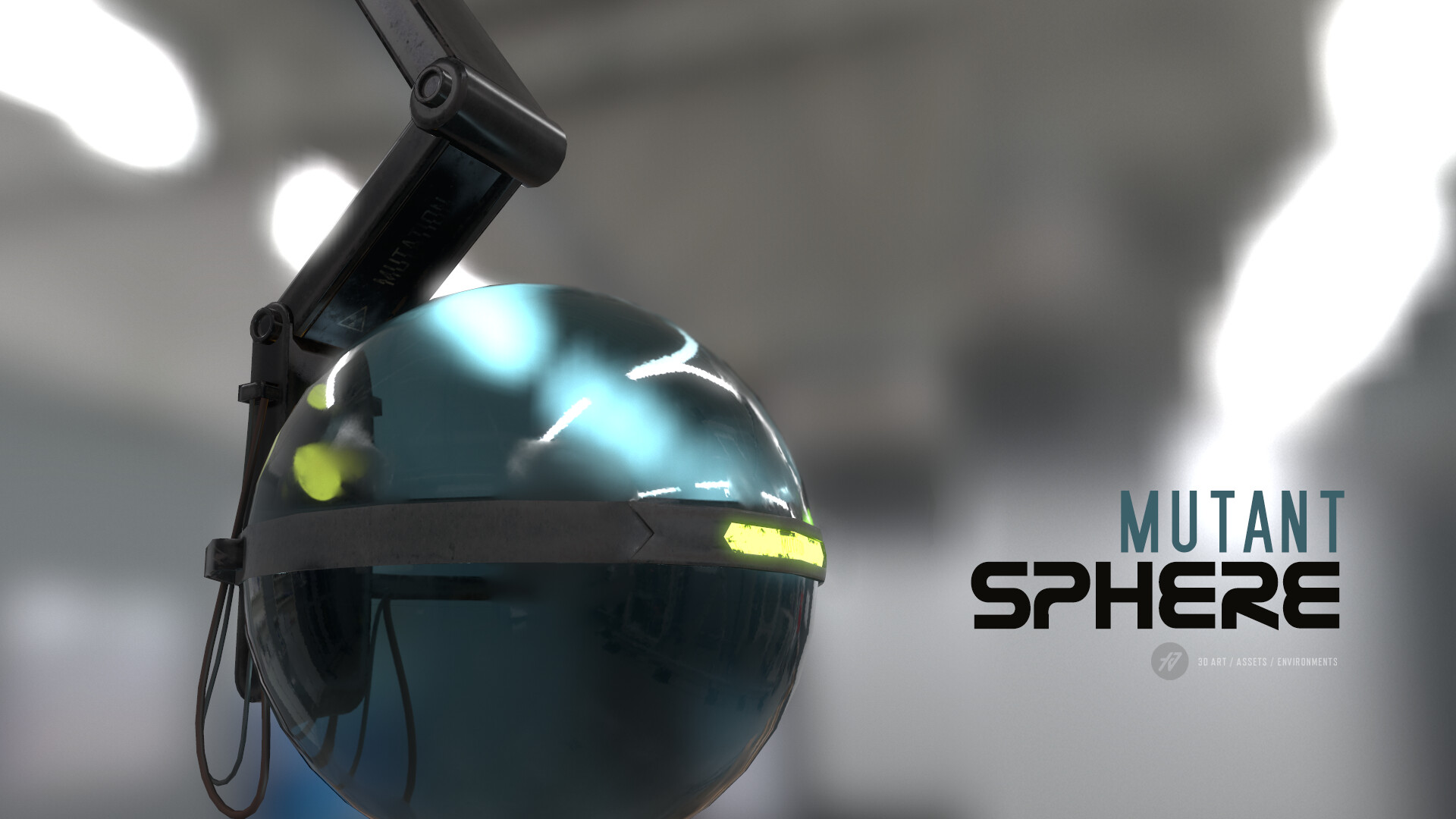 Sci-fi Sphere, 3D Assets by Fabricio Velasquez in Maya
