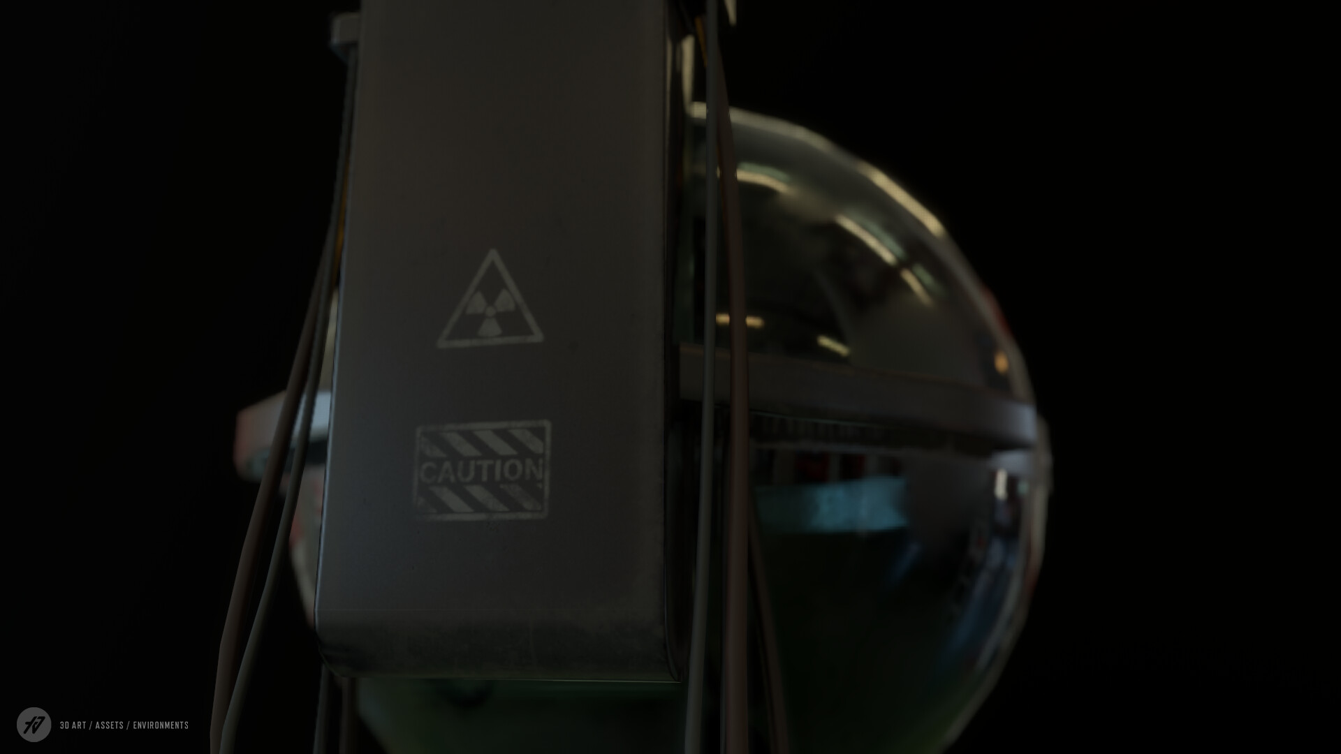 Sci-fi Sphere, 3D Assets by Fabricio Velasquez in Maya