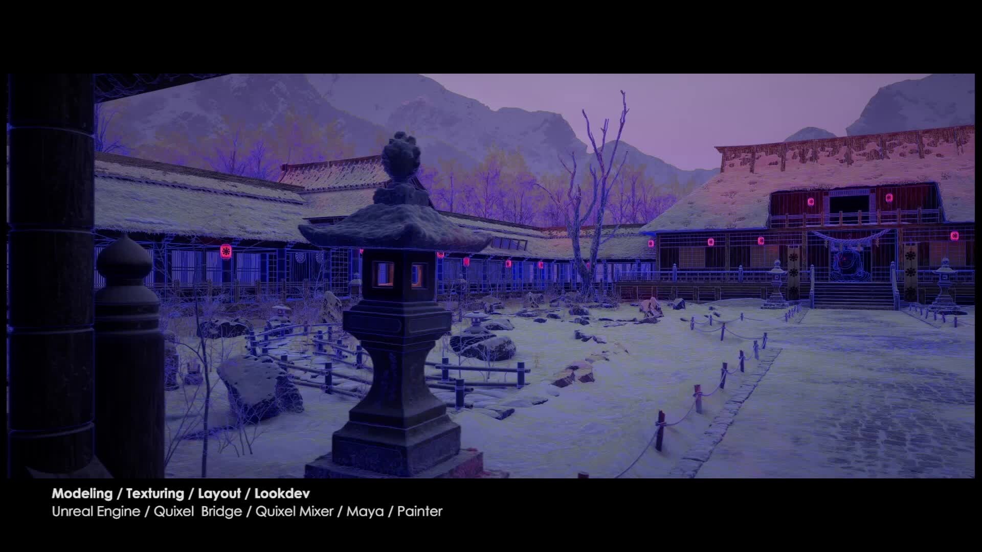 Bushido, 3D Environments by Fabricio Velasquez in Unreal Engine
